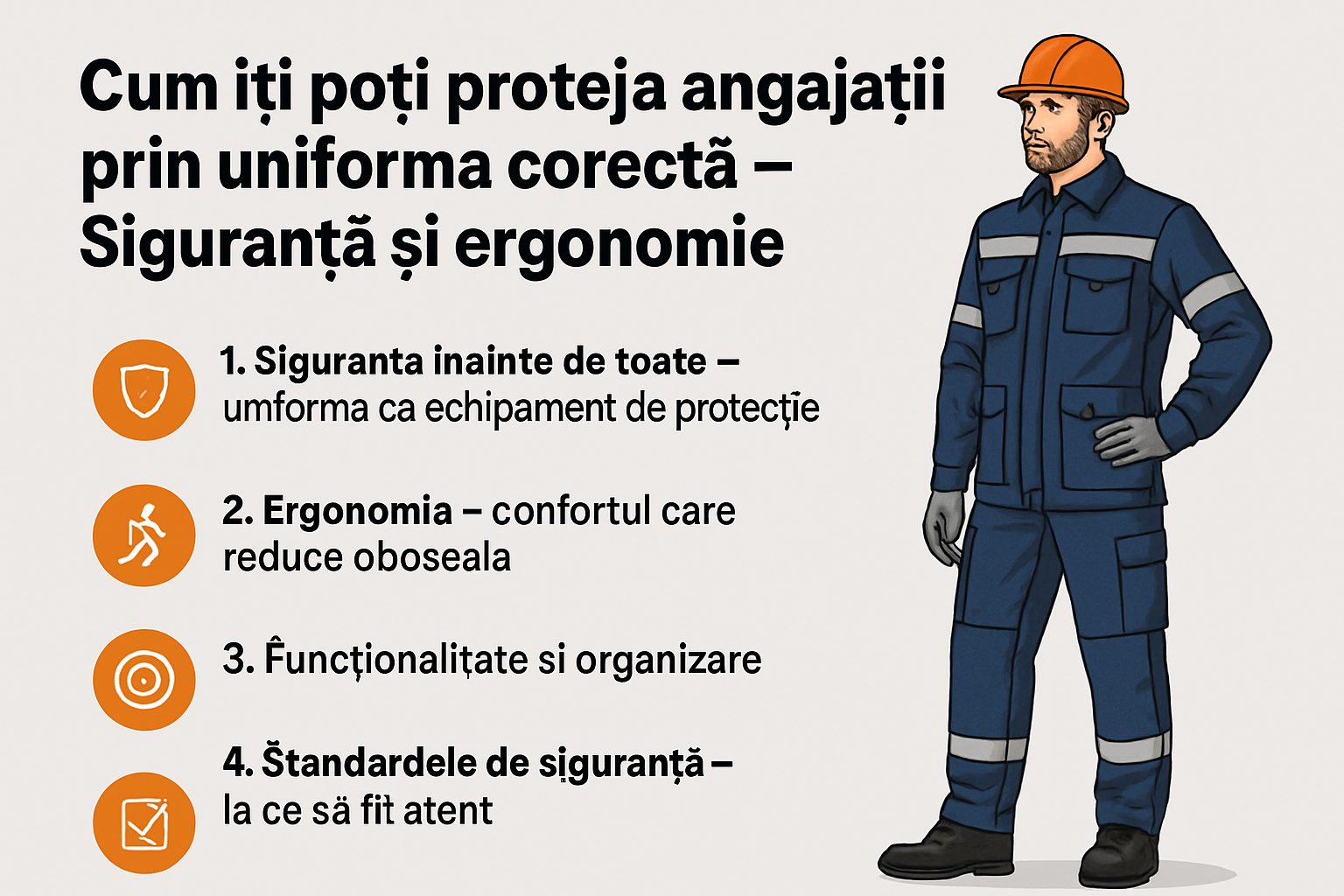 Cum îți poți proteja angajații prin uniforma corectă – Siguranță și ergonomie